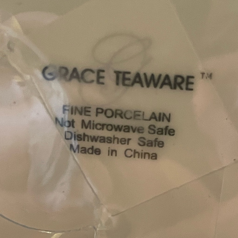 GRACE TEAWARE NEW Gothic Tea For 1 With Skulls And Moth Design Teapot/Teacup Set - Picture 12 of 16
